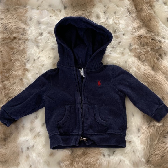(Ralph Lauren) navy infant jacket